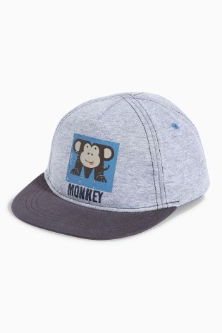 Multi Monkey Badge Cap Two Pack (Younger Boys)